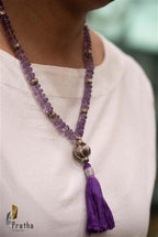 Amethyst Tassel Mala
