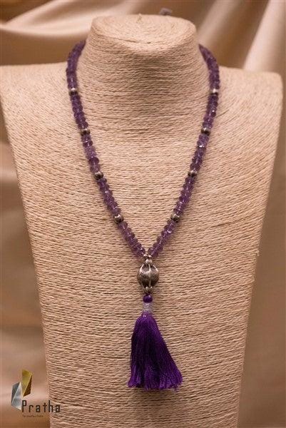 Amethyst Tassel Mala