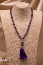 Amethyst Tassel Mala