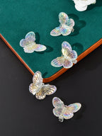 5 pcs Sweet Transparent Butterfly Hairpin Hair Clips Set Hair Accessory Headwear