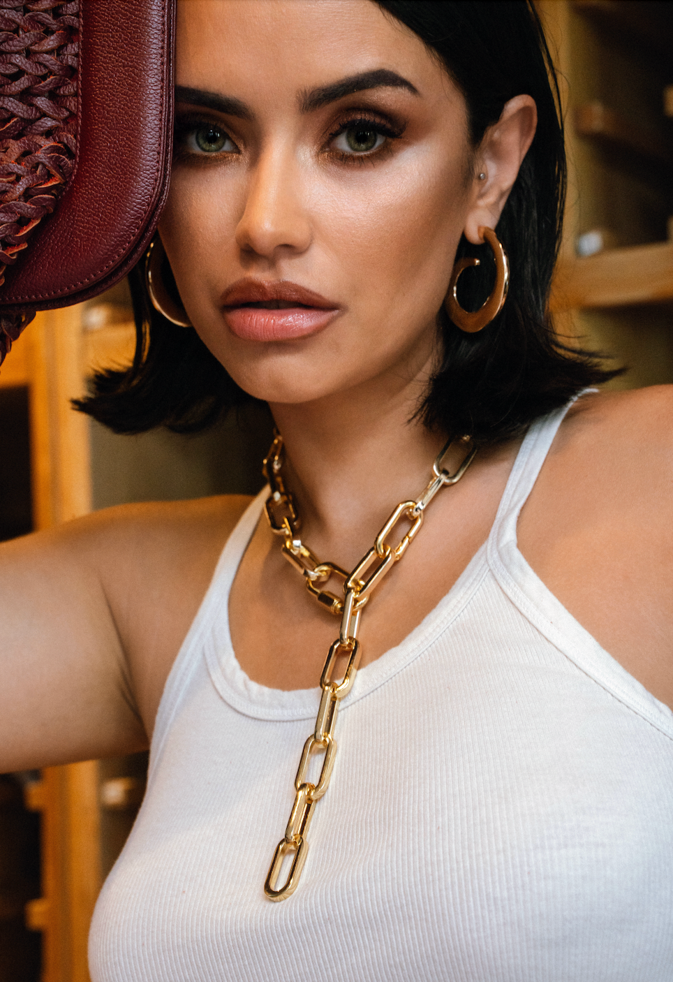 Antonia Gold Link Necklace