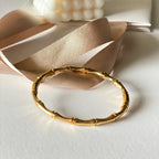 Bamboo Cuff Bangle Bracelet-soristyle